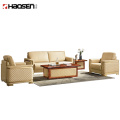 Luxury Boss room Genuine leather sofa sectional office\Home use Single seater\three seater sofa(s039,Buff leather,220cm,100cm)